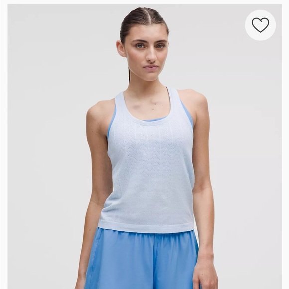 Lululemon Athletica Sky Blue Tank Top - Picture 1 of 3